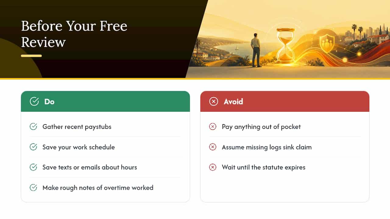 Get a Free Case Review Before Your Deadline Passes — overview diagram
