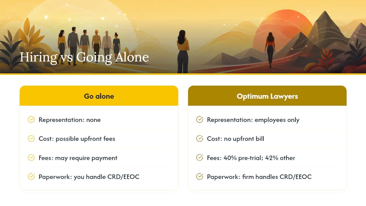 Optimum Employment Lawyers: Support for Brea Employees Facing Harassment — overview diagram