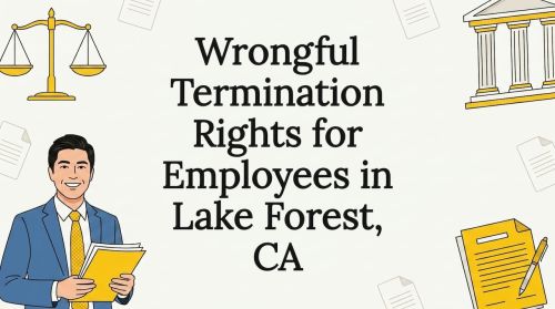 Decorative legal blog title card illustration