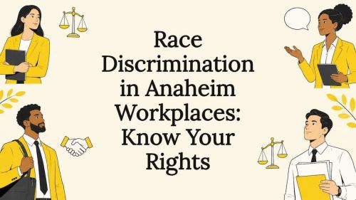 Decorative title card illustration for race discrimination article