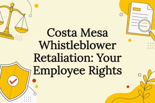 Decorative title card with legal protection theme