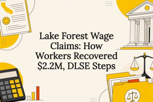 Wage claims and legal filing title card