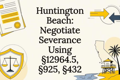 California severance law title card