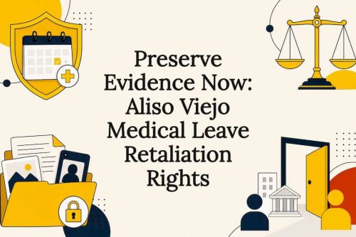 Medical leave retaliation rights title card