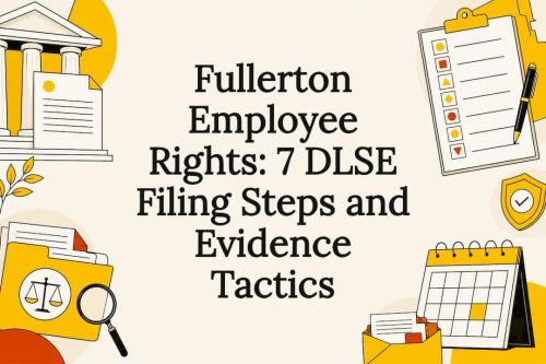 Employee rights filing steps title card