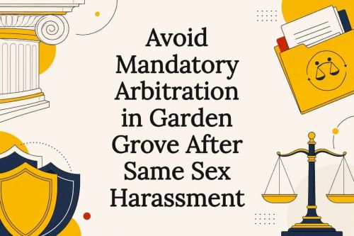 Decorative legal title card illustration