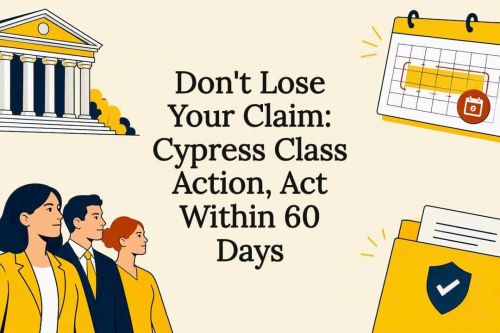 Cypress class action deadline title card