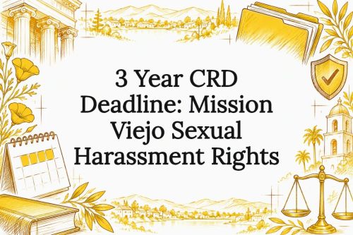 Decorative sexual harassment rights title card