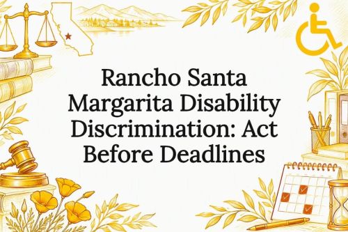 Sketch details frame the disability rights title