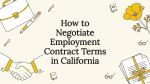 Decorative title card with contracts, handshake, and poppy