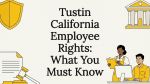 Decorative flat-vector legal and workplace icons framing title space