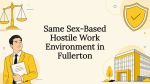Decorative title card with legal and workplace icons for article