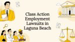 Decorative title card with legal and employee icons