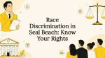 Decorative title card illustration with legal and diversity symbols