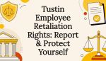 Decorative title card with legal protection icons