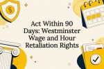 Decorative wage retaliation rights title card