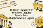 Race discrimination rights checklist title card