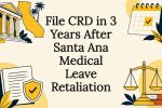 Medical leave retaliation legal title card
